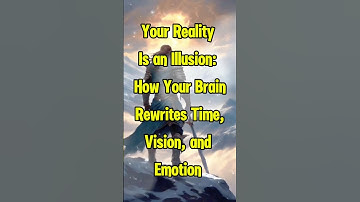 Your Reality Is an Illusion: How Your Brain Rewrites Time, Vision, and Emotion #shorts