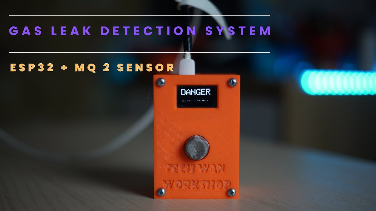 Make a Gas leak detection system, tutorial ESP32 with MQ 2 gas sensor