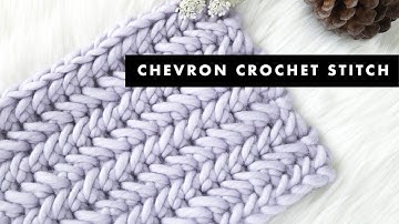 How To Herringbone Single Crochet Stitch Tutorial