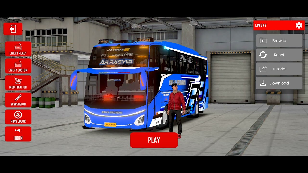 bus ganti livery bus 