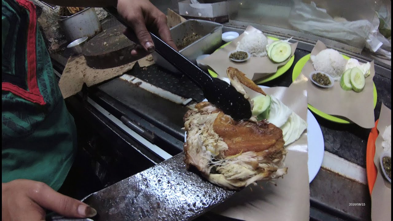 Jakarta Street Food 854 Part.1 Solo Shattered Chicken 4K Ayam Ancur
