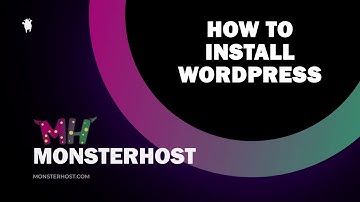 How to Install WordPress in your cPanel | MonsterHost.com