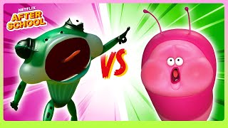 Battle of the Bugs! Who Will Win? ๐๐ Larva Family | Netflix Family
