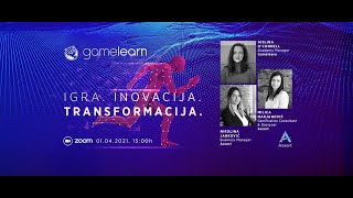 Gamelearn webinar - Play, Innovation, Transformation