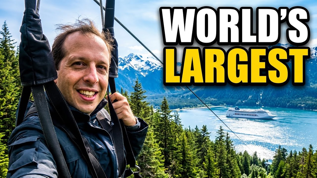 MSC Poesía-Wow! I tried the LARGEST ZipRider in the WORLD during a cruise to Alaska with MSC!