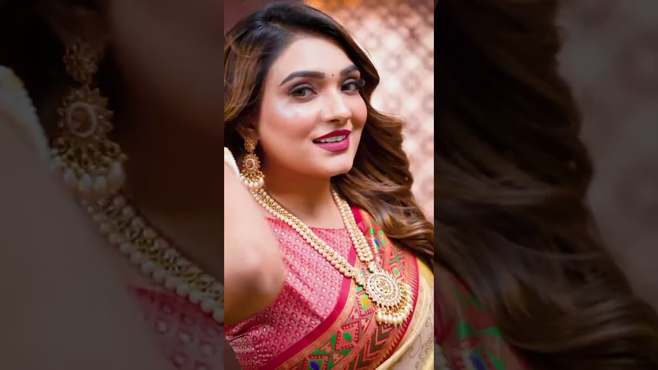 Brown, Yellow Banarasi Tissue Silk Saree