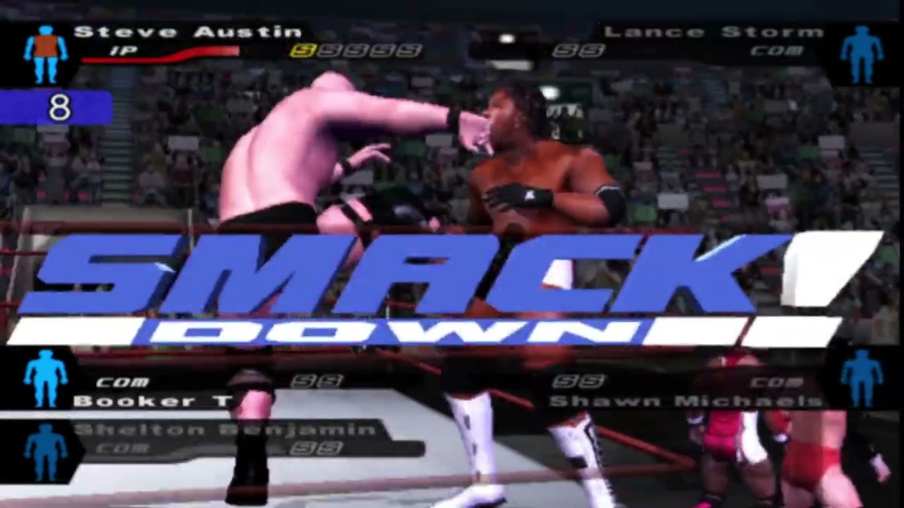 WWE all time favourite game maximum knockout  15 without give up Tamil ☠️☠️☠️