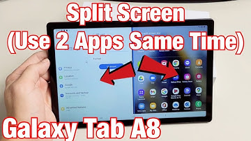 Galaxy Tab A8: How to Use Split Screen Feature (Use 2 Apps Side by Side Same Time)