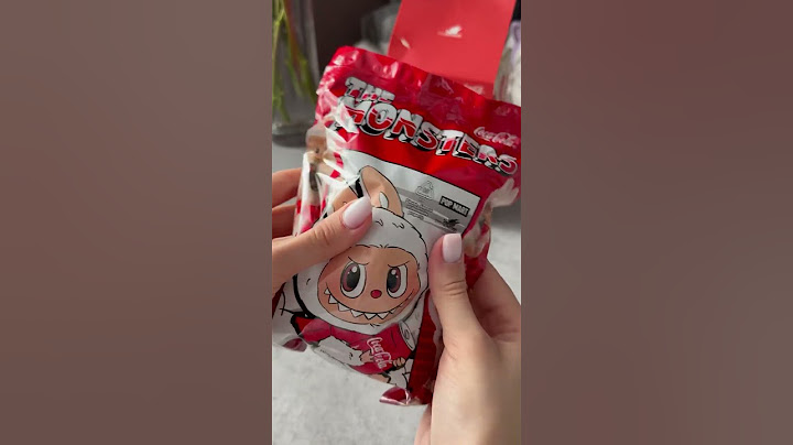 Unpacking the figurine Labubu Monster Coca-Cola Pop Mart #labubu #unpacking #labubumonster