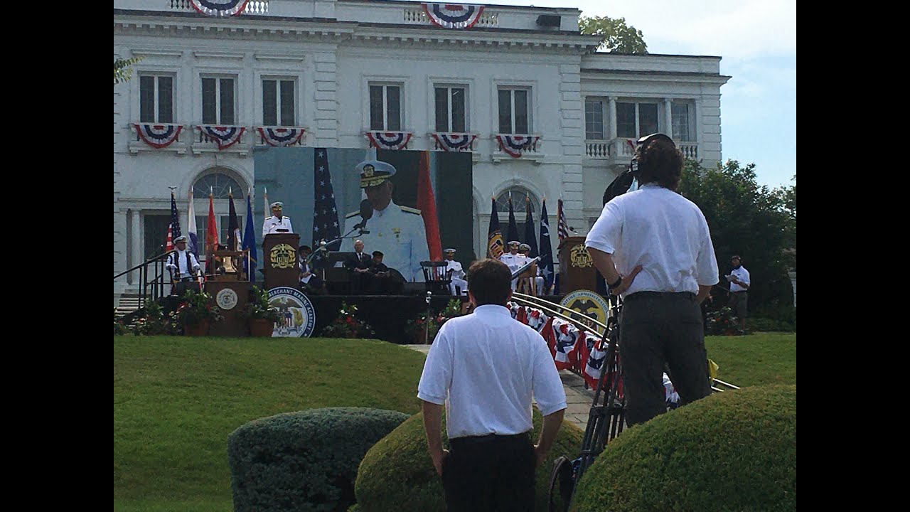USMMA Kings Point 2020 Graduation Technical set up. 20 hours till ...