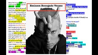 Eminem | Renegade Verses Analyzed | Color Coded Cadences!