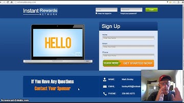 Instant Rewards  getting set up with Mark Bosley