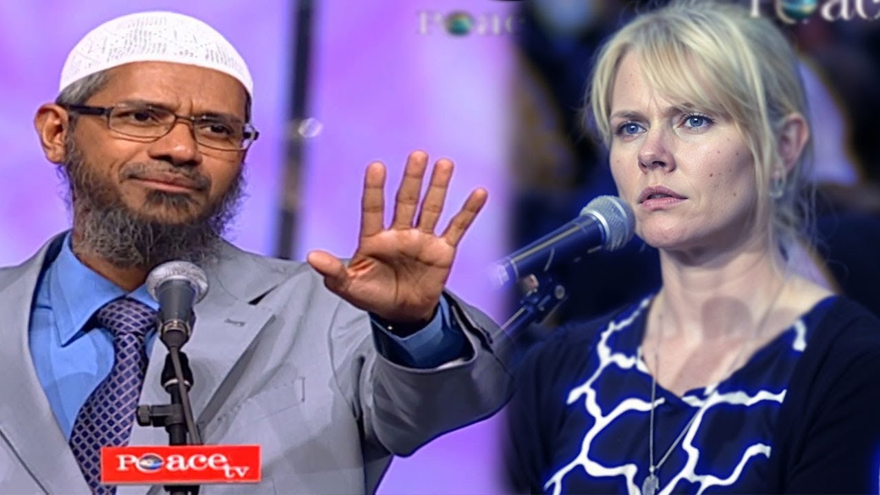 Clever Christian Girl Challenged dr zakir naik with two tough Questions and then this happened