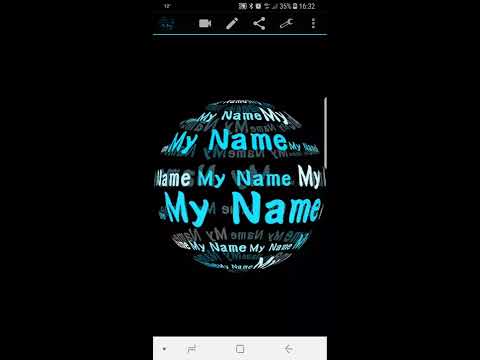 My Name in 3D Live Wallpaper