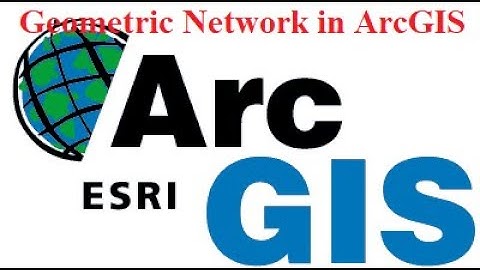 Geometric Network in ArcGIS II Create Geometric Network II Arcgis II GIS