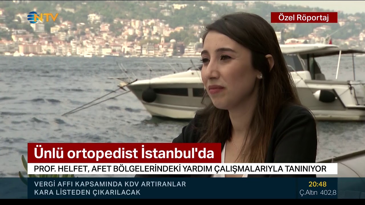 Dr. David Helfet on NTV news, Turkey, in September 2018. - Dr. David Helfet on NTV news, Turkey, in September 2018.
