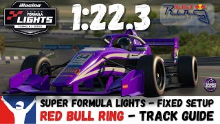 iRacing SFL Red Bull Guide 1:22.3 - Super Formula Lights Red Bull Track Guide