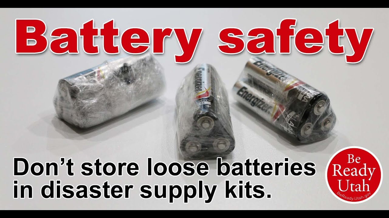 The Be Ready Buzz 1 Batteries in Disaster Supply Kits