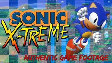 Authentic Sonic X-treme Gameplay Footage - 4 different levels!