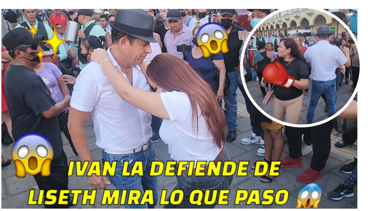 #Liseth Le Pega Codasos A #Ivan 🥊Y El  Proteje A Su Bailarina  Y Mejor Se Ban 😱😱😱💘