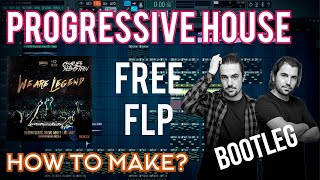 Dimitri Vegas  Like Mike vs Steve Aoki – We Are Legend "Progressive - Bootleg" | Free FLP (REMAKE)