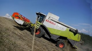 EXTRÊME CLAAS LEXION 530 MONTANA 4X4 IN MOUTAINS