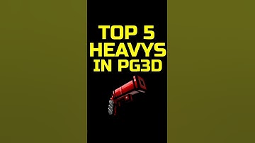 TOP 5 HEAVYS IN PIXEL GUN 3D RIGHT NOW!