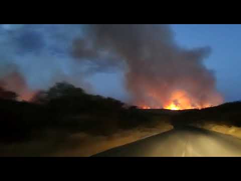 Incêndio Florestal na zona rural de Pio IX