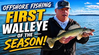 🎣 FIRST Walleye of the Season… Offshore Bite is ON! | Last Mountain Lake 🎣
