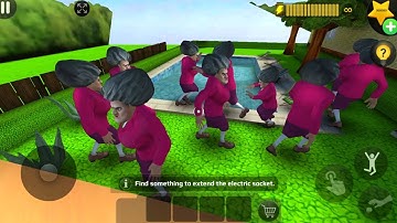 Playing Against Multi Giant Clones Miss T Chapter Update / Scary Teacher 3D Update