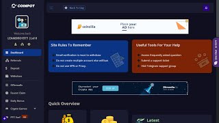 SITE COINPOT PAGANDO MUITO  E EXTENSÕES PARA BURLAR SHORTLINKS