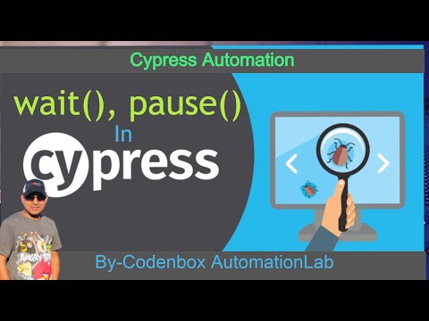 How to apply Implicit waits, Pause in Cypress automation?