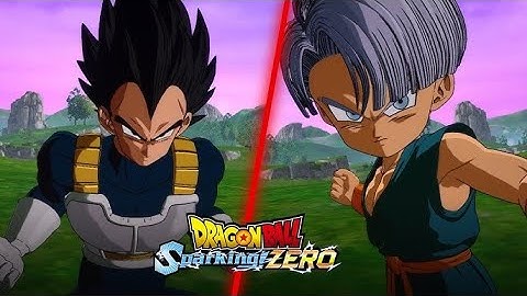 Vegeta vs Kid Trunks Interactions and Combat - Dragon Ball Sparking Zero