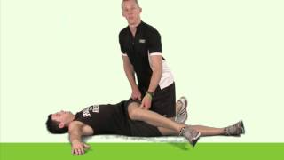 Supine Spinal Rotation PNF  lower back (HoldRelax)