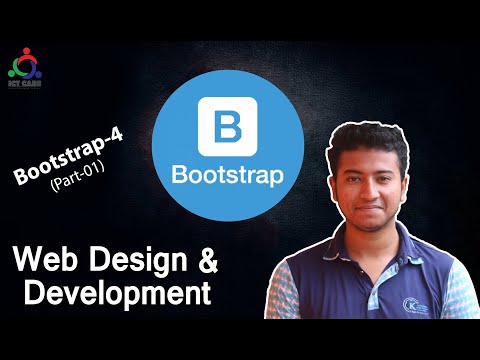 Web Design Bangla Bootstrap Tutorial Part_1! Bootstrap 4 Bangla tutorial By ICT CARE!