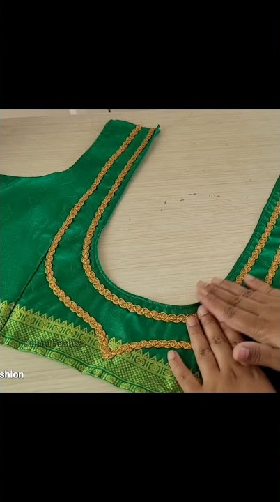 Lace work blouse design cutting and stitching #shorts #shortsvideo #rohinifashion