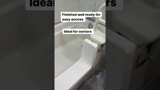 Bath cut outs ideal for seniors!
