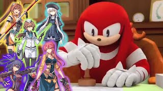 Knuckles Approves Trails Waifus