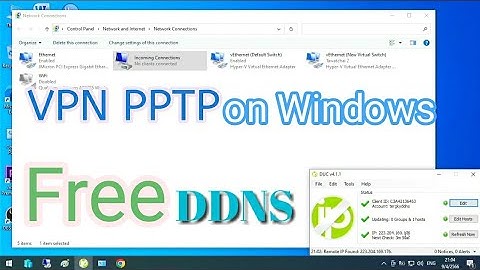 VPN PPTP ด้วย ddns NO_IP