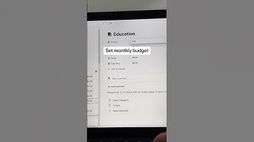 Unlock the power of Notion for budgeting and expense tracking! 💸  #notiontemplates