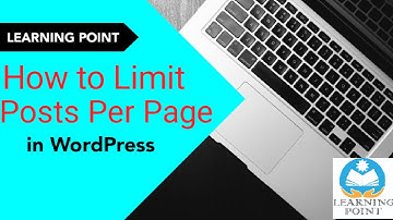 How to Limit posts Per Page in WordPress (Urdu)| WordPress tutorial for beginners| learning Point