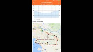 Epic Ride Weather app for iOS and Android - quick tour screenshot 1