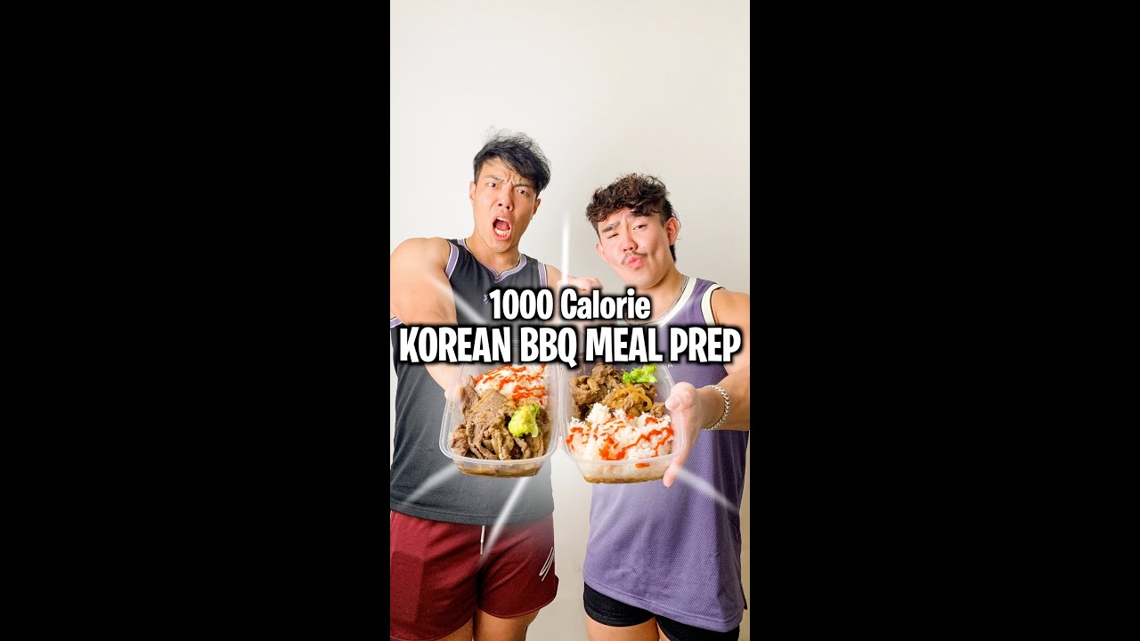 1000 Calorie KOREAN BBQ MEAL PREP🥩 (Fitness Recipe)