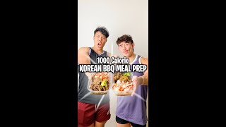 1000 Calorie KOREAN BBQ MEAL PREP🥩 (Fitness Recipe)