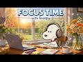 Work and Jazz 📖 Focused Snoopy Jazz for a Productive Day