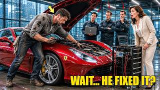 No Engineer Could Repair Her Ferrari Until A Single Dad Mechanic Shocked The Billionaire