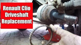 Renault Clio 1 2 16v 2004 Drive Shaft Replacement And ABS Reluctor Ring