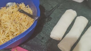 How to make Spring roll easy recipe So tasty Delicious Evening Snack for children Must try