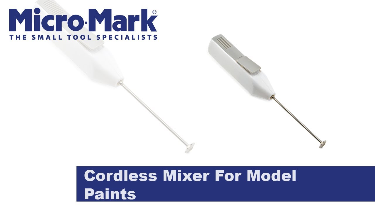 How to Use The Cordless Mixer For Model Paints 