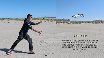 Quad Line Kite Tutorial - Axel (Djinn and Djuice)